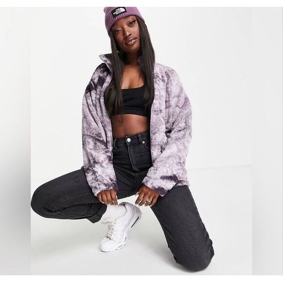 north face /northface hooded pullover full zip up tunic hoodie ridge fleece Ja - Picture 2 of 6